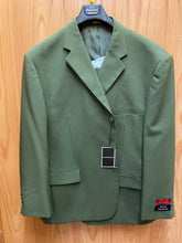 Load image into Gallery viewer, Royal Diamond Olive Green 2-piece suit 58R P4035
