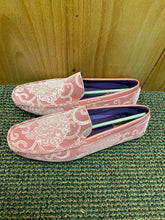 Load image into Gallery viewer, After Midnite Light Pink Paisley Smoking Driver Slip-on Shoes Sizes 8-13 Style Number 6913
