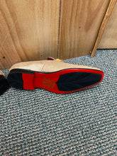 Load image into Gallery viewer, After Midnite Tan Smoking Slip-on Men’s Red Bottom Dress/Prom Shoes Style: 6993
