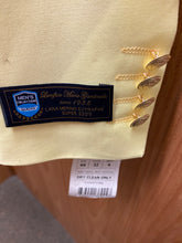 Load image into Gallery viewer, Moda Color Light Lemon Slim Fit European Double Breasted Suit with Gold Buttons

