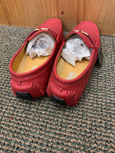 Load image into Gallery viewer, Terroni Italian Design Red Men&#39;s Slip-on Dress/Driver Shoe with LV buckle 8.5-13
