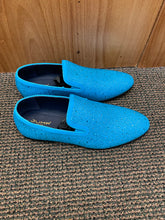 Load image into Gallery viewer, Jump New York Lavish Light Blue (Turquoise) Men’s Smoking slip-on Dress Shoes
