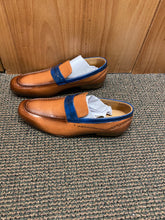 Load image into Gallery viewer, Antonio Cerrelli Tan/Navy Slip-on Dress Shoes Style 6982
