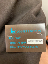 Load image into Gallery viewer, Cooper &amp; Nelson Brown Wool Blend 2 Piece Suit 68L A833GA

