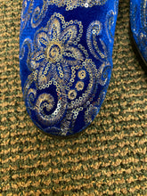 Load image into Gallery viewer, Successos Royal Blue Suede Men’s Red Bottom Dress Shoes Sizes 7-15
