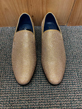 Load image into Gallery viewer, Jump New York Jewel Gold Men’s Smoking slip-on Dress Shoes
