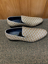 Load image into Gallery viewer, Jump New York Jewel Silver/Gold Men’s Smoking slip-on Dress Shoes
