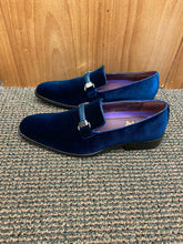 Load image into Gallery viewer, After Midnight Teal Slip-on Dress Shoes Style: 6753 Size 9
