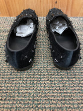 Load image into Gallery viewer, Royal Shoes Black Spikes/Rhinestones Smoking Slip-on Red Bottom Men’s Dress Shoes LF-8873 Sizes 8-13
