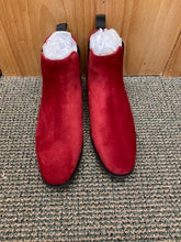 Load image into Gallery viewer, Montique International S-50 Burgundy Suede Men’s Slip-on Boots
