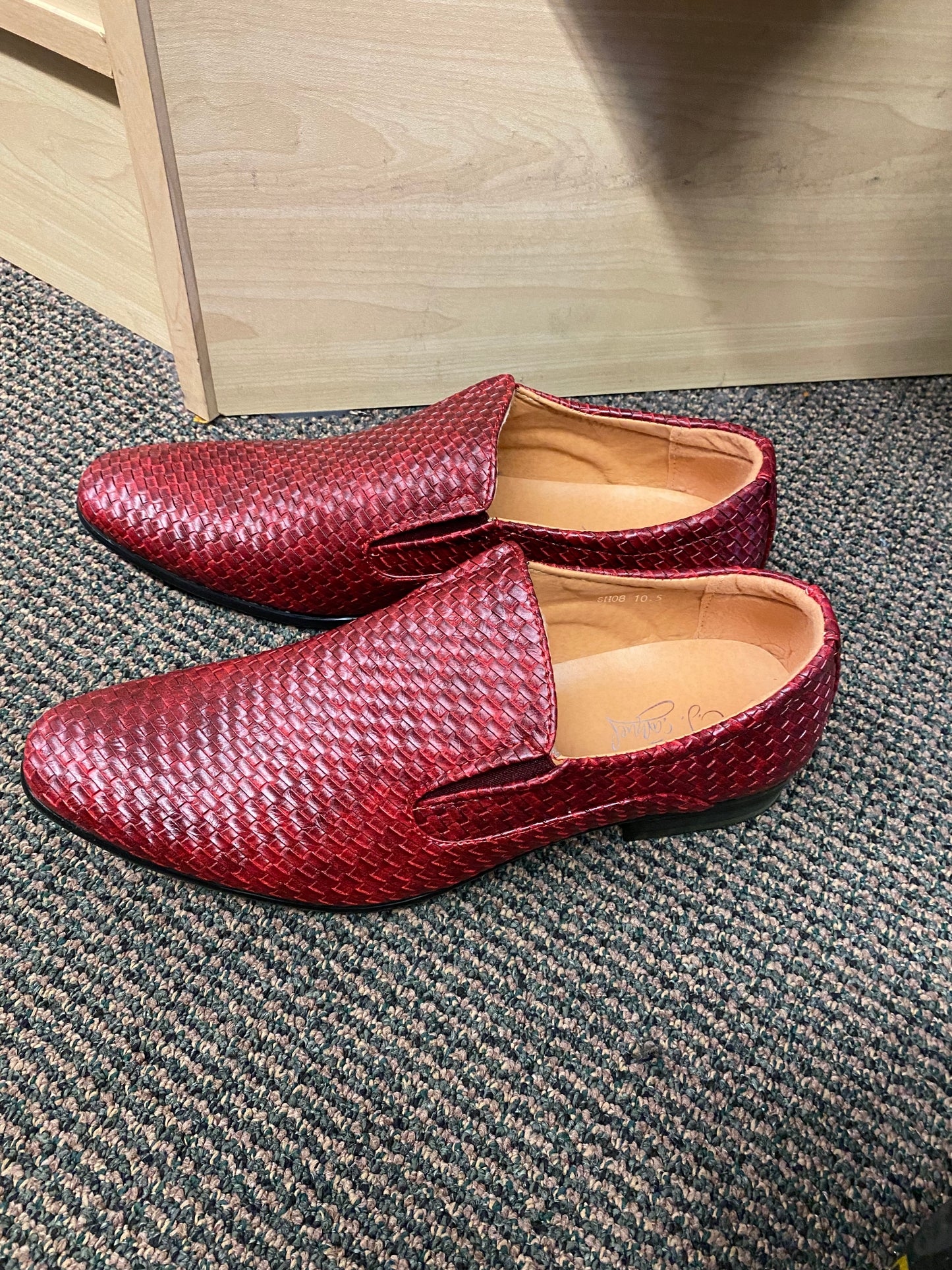 EJ Samuel Red Slip-on shoes size 10.5