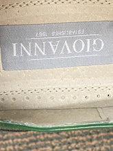 Load image into Gallery viewer, Giovanni Joel Green Leather Hand-made Lace-up Dress Shoes
