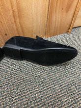 Load image into Gallery viewer, Terroni Italian Design BLACK Suede-like Smoking Slip-on Men’s Dress Shoes
