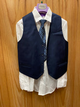 Load image into Gallery viewer, Jodano Collection Italy Navy Blue Boy’s 5-Piece Suit
