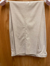 Load image into Gallery viewer, Vitali Tan Pinstripe double breasted Suit 54R
