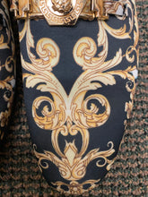 Load image into Gallery viewer, Successos Black Versace Print Shoes
