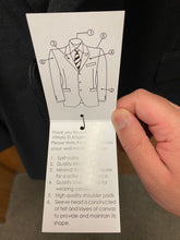 Load image into Gallery viewer, Vittorio St. Angelo Black Double Breasted Suit 60R C762TA
