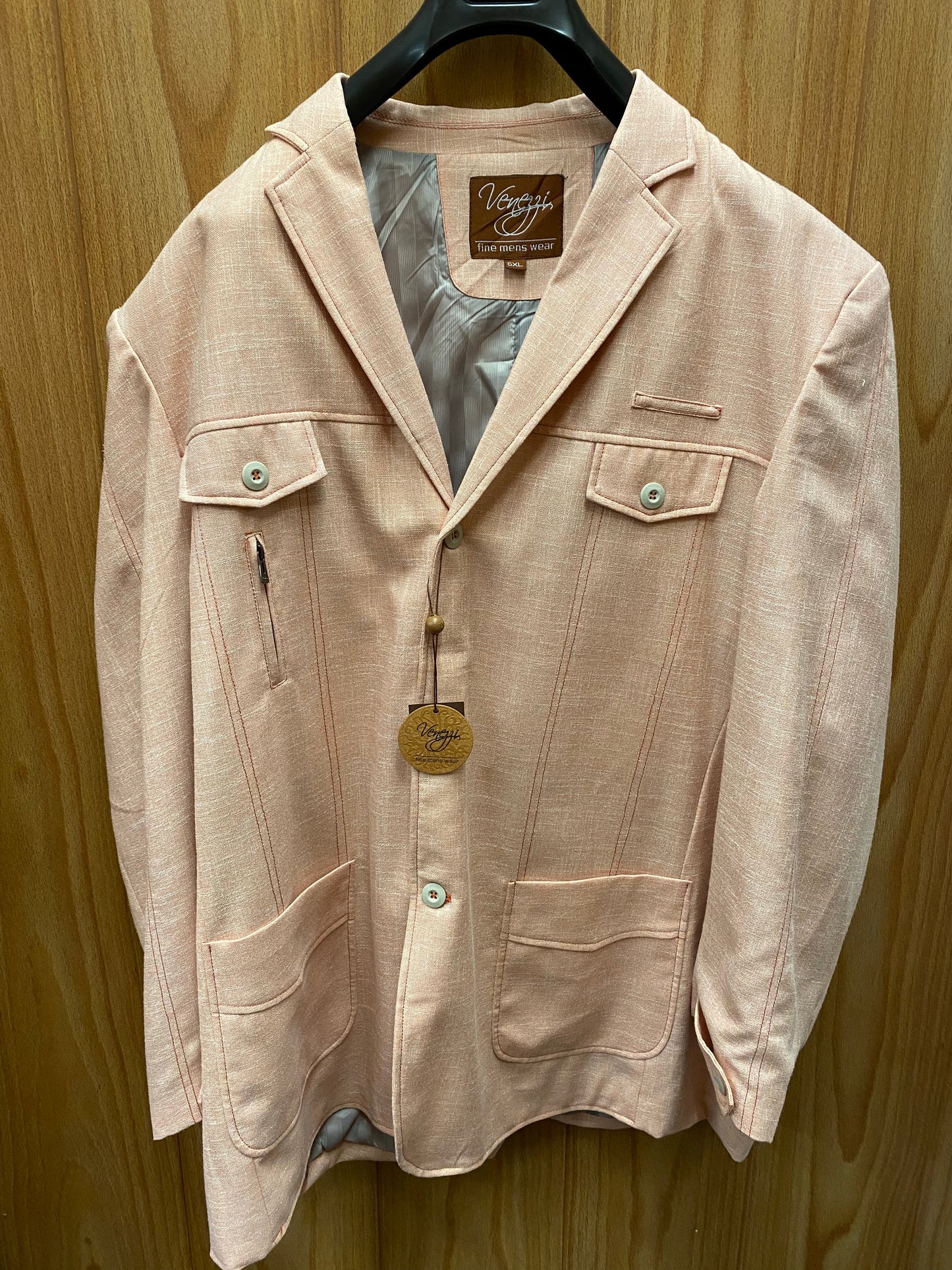 Venezzi Peach Blazer 5X