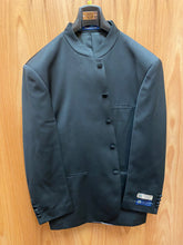 Load image into Gallery viewer, Elegante Gentilumo Black Nehru collar 2-Piece Suit 46S
