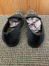 Load image into Gallery viewer, After Midnight 6868 Black/Gold/Silver Spikes and Studs Slip-on Men's Dress Shoes
