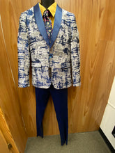 Load image into Gallery viewer, Blu Martini Blue Slim Fit Tuxedo 9254-Snapduo 812
