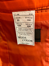 Load image into Gallery viewer, Moda Color Orange/Black 2-Tone European Fashion Wool Double Breasted Suit Slim Fit
