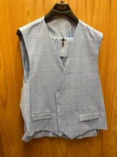 Load image into Gallery viewer, Falcone Blue Check 3-Piece Suit 62L 9228-BUDV 752
