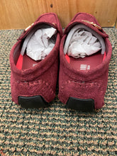 Load image into Gallery viewer, Terroni Italian Design Burgundy Paisley Print Men's Slip-on Dress/Driver Shoes
