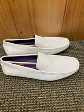 Load image into Gallery viewer, After Midnite White Paisley Smoking Driver Slip-on Shoes Sizes 8-13 Style Number 6913
