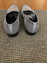 Load image into Gallery viewer, After Midnite Exclusive Ozzy Silver Spike Men’s Smoking Slip-on Red Bottom Men’s Dress/Prom Shoes
