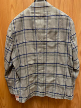 Load image into Gallery viewer, Steven Land Navy Plaid Suit 2-Piece
