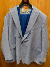Load image into Gallery viewer, Steven Land Blue 3-Piece Suit 60L SL77-510
