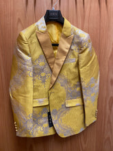 Load image into Gallery viewer, Cielo Royal Gold/Silver  1-Button Blazer
