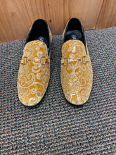 Load image into Gallery viewer, Successos Luggage Sequins Men’s Red Bottom Dress Shoes Sizes 7-15
