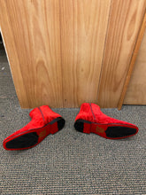 Load image into Gallery viewer, After Midnight Red Paisley Ankle Red Bottom Boots Sizes 8-13
