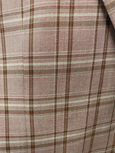 Load image into Gallery viewer, Steven Land Mauve  checkered 2-Piece suit 44R
