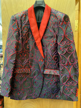 Load image into Gallery viewer, Cielo Navy/Red blazer
