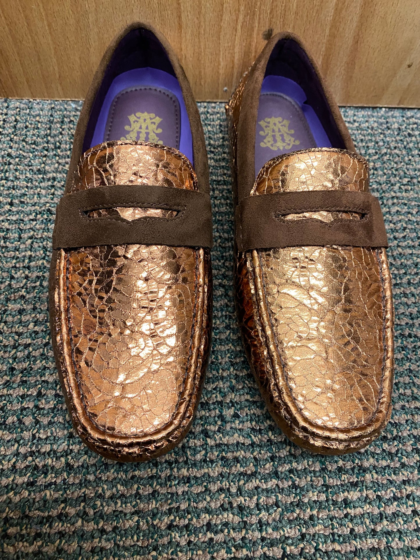 After Midnight Bronze Slip-on Dress Shoes Style: 6765 Size 9