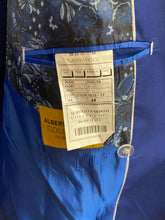 Load image into Gallery viewer, Alberto Nardoni Blue Slim Fit European Double Breasted Suit with Gold Buttons
