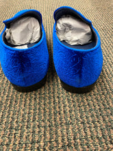Load image into Gallery viewer, Royal Shoes Royal Blue Paisley Slip-on Men’s Smoking Slippers Red Bottom Dress Shoes Sizes 8-13
