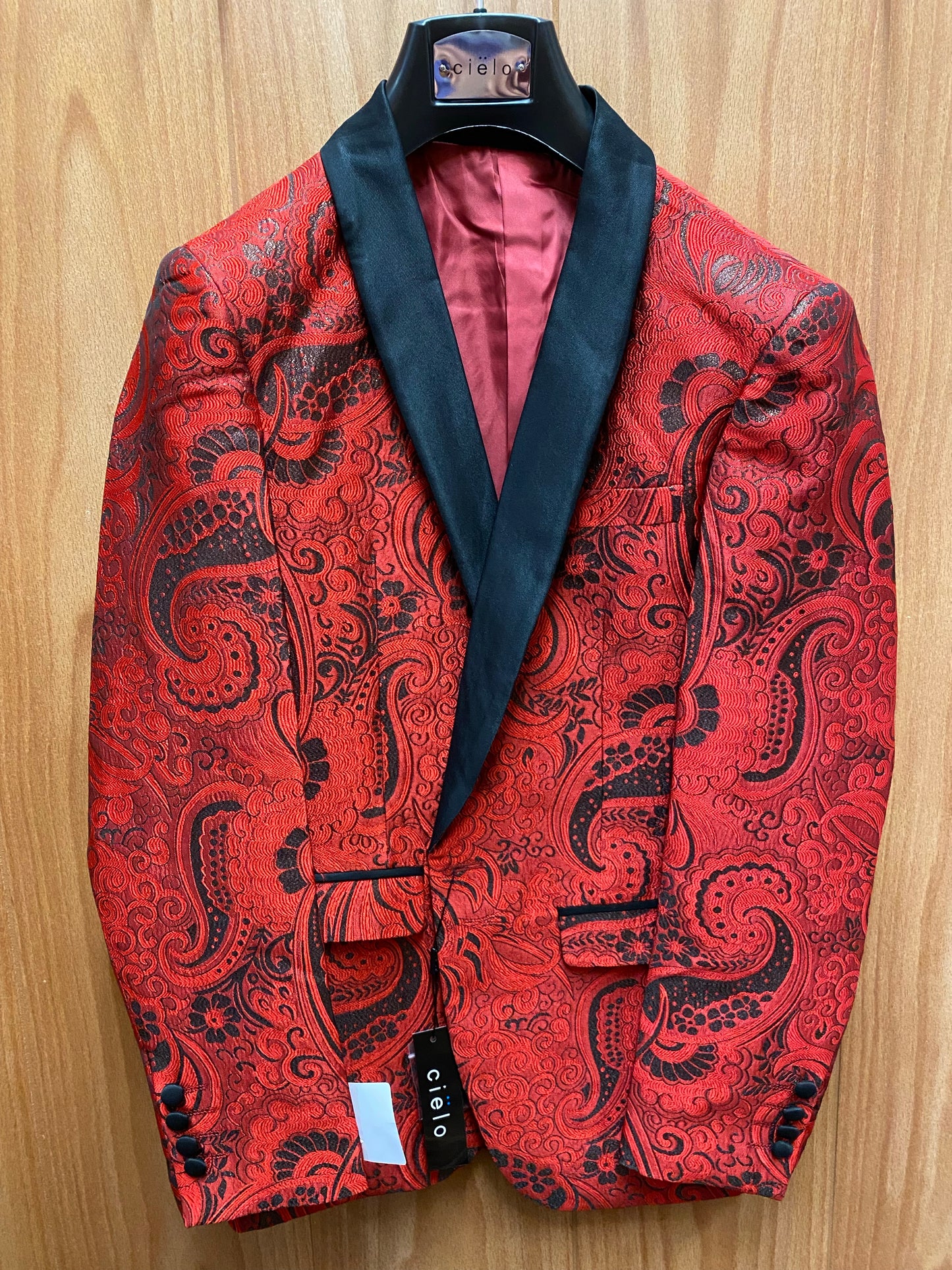 Cielo Red/Black Blazer 36R-54R