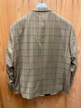 Load image into Gallery viewer, Vitali Tan/Burgundy Plaid 3-Piece Suit 54R
