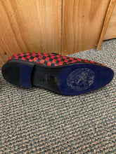 Load image into Gallery viewer, Jump New York Jewel Red/Black Men’s Smoking slip-on Dress Shoes
