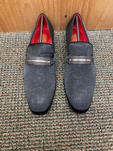 Load image into Gallery viewer, After Midnite Black Red Bottom Smoking Slip-on Dress Shoe Style: 6979
