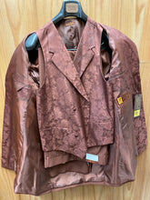 Load image into Gallery viewer, Vittorio St. Angelo Rust 3-piece Suit 38R
