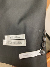 Load image into Gallery viewer, Needle &amp; Stitch Black Wool Blend Modern Fit 3-Piece Suit 60R NV-4030
