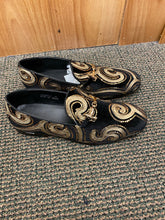 Load image into Gallery viewer, Successos Black/Tan Smoking Slippers Dress Shoes
