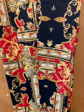 Load image into Gallery viewer, Cielo Red/Black Versace Print Ultra Slim Fit Pants Size 30-44 Waist Inseam 36
