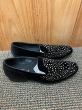 Load image into Gallery viewer, Amali Abbey-445 Black/Silver Men’s Slip-on Dress Shoes Sizes: 14 &amp; 15
