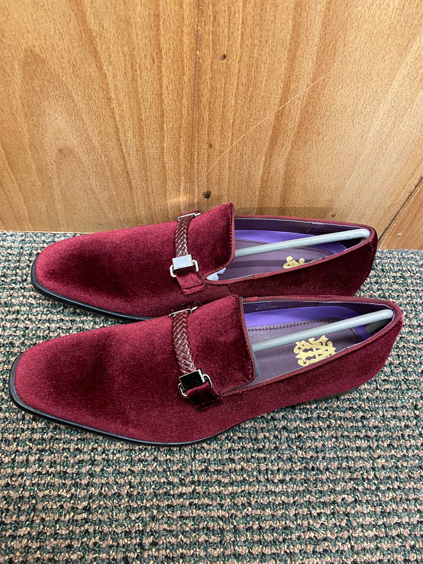 After Midnite Burgundy/Wine Slip-on Mens Dres shoes